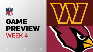 Washington Commanders vs Arizona Cardinals  2024 Week 4 Game Preview [upl. by Bartholomew]