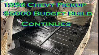 Swap meet scores and like new floors 1956 Chevy Pickup 5000 budget build work continues [upl. by Ssac]