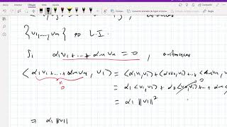 clase 17 todo conjunto de vectores ortogonales es LI [upl. by Nylsoj]