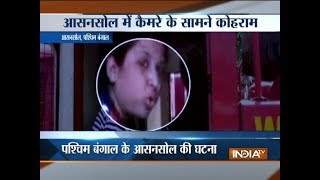 West Bengal Woman slaps fireman in Asansol [upl. by Ecnirp]