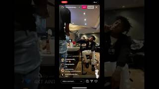 NBA Youngboy in studio listening to “flossin” by nba yb [upl. by Tnirb737]