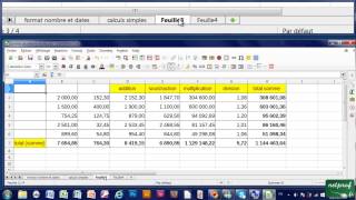 16  Copier coller des données dune feuille de calculs sur une autre dans Calc [upl. by Yddor499]