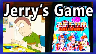 Jerrys Balloon Popping Game Jerrys Game Rick and Morty [upl. by Hornstein]