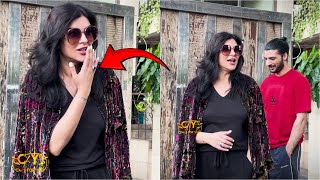 Sushmita Sen Engaged  Flaunt Ring  Spotted with Boyfriend [upl. by Molohs]