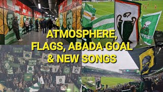 Celtic 40 Aberdeen  Atmosphere Flags Abada Goal amp New Songs [upl. by Aimar330]