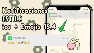 NOTIFICACIONES ESTILO IPHONE SIN FLOATIFY  EMOJIS 154 2022  xami [upl. by Hunsinger]