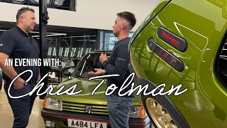 An evening with Chris Tolman 205 GTI Tolman edition [upl. by Icnan]