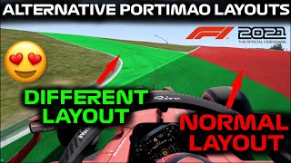 DRIVING The OTHER Portimao Track LAYOUTS In The F1 2021 Game [upl. by Montfort279]