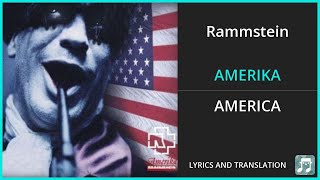 Rammstein  AMERIKA Lyrics English Translation  German and English Dual Lyrics  Subtitles Lyrics [upl. by Elmaleh]