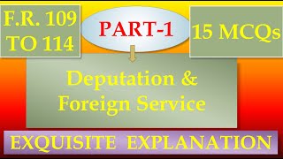 Deputation amp Foreign ServicePart1 [upl. by Welby]