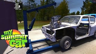 My Summer Car 7  Instalación del Motor [upl. by Ahsitneuq232]