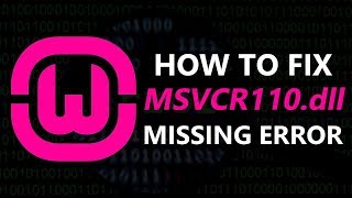 How to Fix MSVCR110dll Missing Error in hindi Windows 10 81 amp 7  Web Technical Tips [upl. by Llireva192]