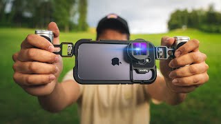 Get CINEMATIC Video with SmallRig Anamorphic Lens for iPhone [upl. by Somerset]