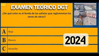 Examen teorico DGT 2024 ESPAÑA TEST EXAMEN TEÓRICO test de autoescuela test [upl. by Bernt]