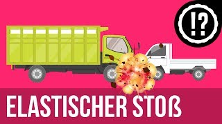 Elastischer Stoß einfach erklärt [upl. by Hanala]