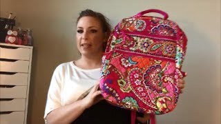 Vera Bradley Tech Backpack  First Look [upl. by Keenan]