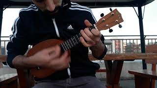 Radiohead  Paranoid Android ukelele cover [upl. by Atiana]