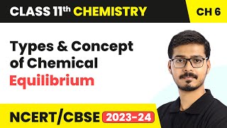 Types amp Concept of Chemical Equilibrium  Equilibrium  Class 11 Chemistry Chapter 6 [upl. by Eirbua24]