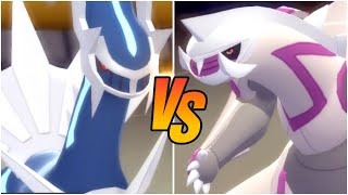 DIALGA VS PALKIA  Pokemon Brilliant Diamond Shining Pearl WiFi Battle [upl. by Herrick]