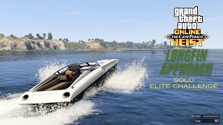 Cayo Perico Heist Longfin Approach Elite Challenge Grand Theft Auto [upl. by Oinotna]