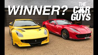 Ferrari 812 versus F12 TDF  which is BEST [upl. by Ynohtnaluap]