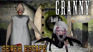 GRANNY Sewer Escape Fullgameplay  Super Granny Ban gae Spider Granny😂🤣 [upl. by Mot157]