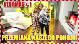 PRZEMIANA POKOJU NA ŚWIĘTA VLOGMAS 1 [upl. by Louis]