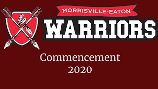 Commencement 2020 MorrisvilleEaton CSD [upl. by Sartin]