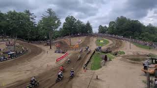 Southwick National 2024 250 Moto 2 Holeshot Red Flag Restart [upl. by Emilie]