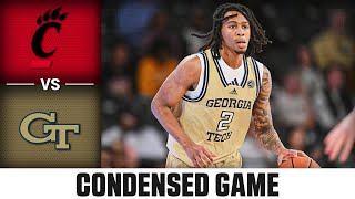 Cincinnati vs Georgia Tech Condensed Game  202425 ACC Mens Basketball [upl. by Elac]