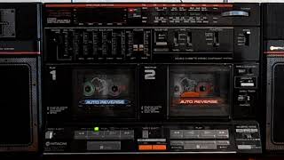 Hitachi TRK WX88W Boombox [upl. by Yam35]