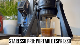 Staresso Mirage Pro Portable Espresso Machine  Unboxing and Test [upl. by Cormack941]