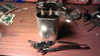 How to remove the bleeder resistor in microwave capacitors [upl. by Horvitz869]