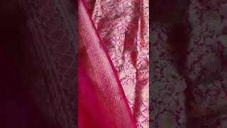 Pue Banarasi Handloom Katan Silk Saree Banarasi Saree Store Whole sale Store [upl. by Xavier267]