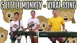 5 LITTLE MONKEY  VIRAL SONG 2024  5 LITLLE MONKEY HUMPTY DUMPTY DISCO NONSTOP  APOLLO BAND [upl. by Jasmina]