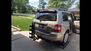 2006 Toyota highlander Reese 51155 hitch installation [upl. by Elinnet384]