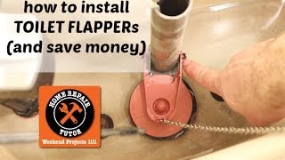 How to Replace a Toilet Flapper Valve [upl. by Ellehc]