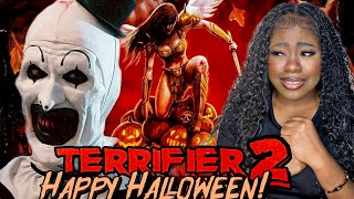 I WATCHED TERRIFIER 2 ON HALLOWEEN terrifier2 [upl. by Epner]