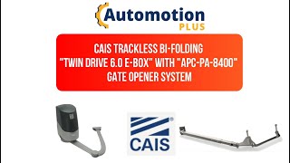 Trackless Bifolding Twin Drive with APCPA8400 Articulated Gate Opener System [upl. by Amari779]