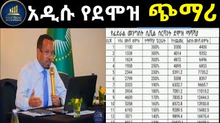 አዲሱ የደሞዝ ጭማሪ ለመንግሥት ሰራተኞች  New Salary increment for civil servants 20172024 [upl. by Enytsuj]