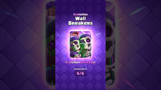 New Evolved Wall Breakers Guide 🧨 clashroyale shorts [upl. by Ruhtua]