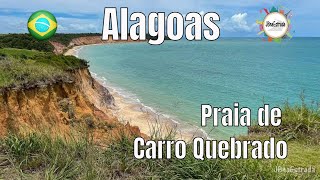 Brasil  Alagoas  Barra de Santo Antônio  Praia de Carro Quebrado [upl. by Japeth]