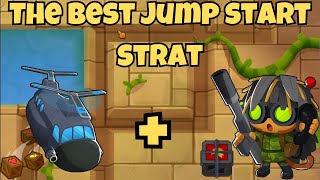 THE BEST STRAT IN JUMP START Bloons TD Battles 2 [upl. by Ennasor]