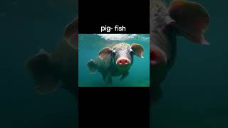 ඌරු මාලුවාpig fish😂pigfishfunnysrilankatrendingshorts [upl. by Arquit583]