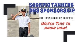 DNS SPONSORSHIP SCORPIO TANKERS  WATCH THIS TO KNOW PROCEDURE ELIGIBILITY DETAILS  2022 [upl. by Suh]