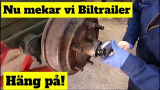 Bromsar på biltrailern [upl. by Garry20]