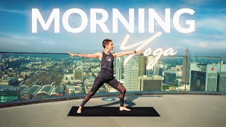 10 Min Yoga Morgenroutine für Anfänger  Entspannt amp fit in den Tag [upl. by Ramad]