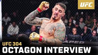 Tom Aspinall Octagon Interview  UFC 304 [upl. by Shaner244]