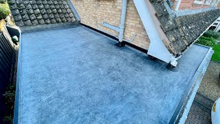 New EPDM rubber flat roof installation  Hallmark Roofing Stratford shorts [upl. by Ayr]