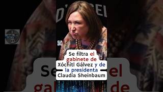 El gabinete de Xóchitl Gálvez supera al de la Presidenta Claudia Sheinbaum 😱🤣 [upl. by Norbie]